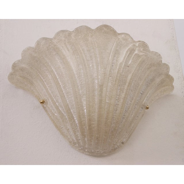 Mid-Century Modern Fan-Shaped Wall Light in Alabaster Scavo with Grit, Italy, 1990s For Sale - Image 3 of 12