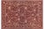Art Nouveau Floral 1990's Pak-Persian Red/Green Wool Rug - 9'0'' X 12'3'' For Sale - Image 9 of 9