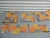 1990s Vintage Multi Color Silk Patchwork Style Obi Textiles - Lot of 7 For Sale - Image 5 of 6