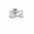 David Yurman, 1.24 Carat Round Brilliant Diamond Crossover Cable Engagement Ring, Size 3.75 For Sale - Image 4 of 8