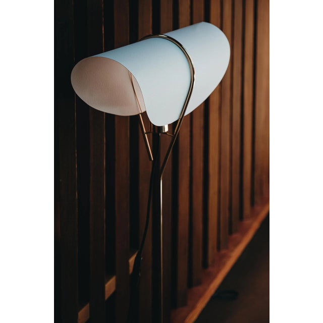 Metal Carl Auböck 'Nun' Floor Lamp For Sale - Image 7 of 12