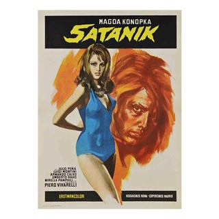 Satanik Film Poster, Italy/Spain, 1968 For Sale