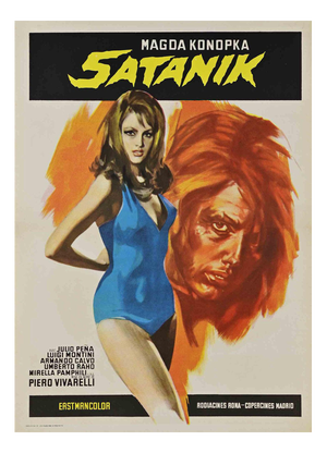 Satanik Film Poster, Italy/Spain, 1968