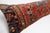 Red Persian Tribal Rug Pillow Cover – Handmade Ethnic Wool on Cotton Cushion Cover -14'' X 47'' For Sale - Image 8 of 10