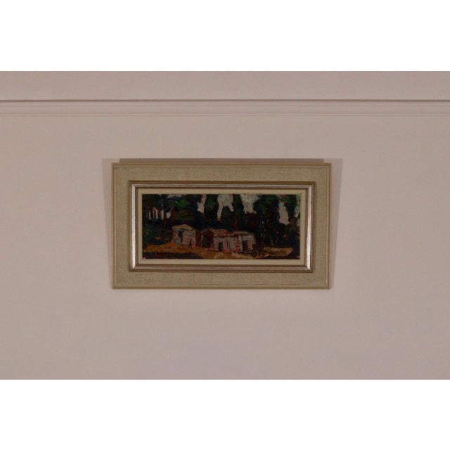 Bertil Wahlberg, Nestled Houses, 1960s, Oil on Canvas, Framed For Sale - Image 5 of 18
