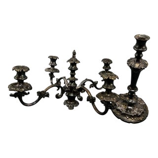 Vintage Victorian Pair of Candelabra For Sale