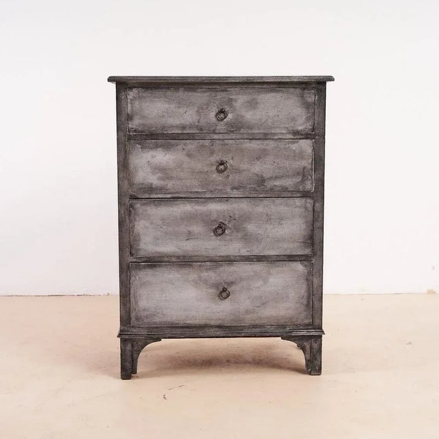 Distressed Chest of 4 Drawers For Sale - Image 10 of 10