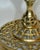 Mid 20th Century Mid-20th Century French Style Reticulated Brass & Carrara Marble Drinks Table For Sale - Image 5 of 10