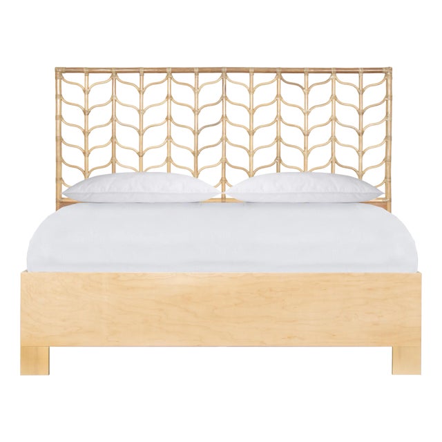 Ivy Platform Bed King, Natural For Sale