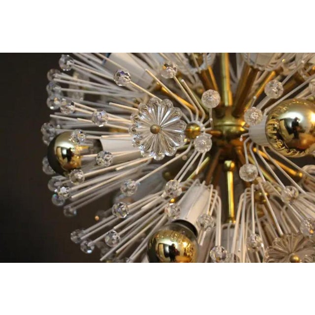 Mid-Century Modern Sputnik Snowball Dandelion Chandelier Emil Stejnar for Nikoll, 1950s For Sale - Image 3 of 14