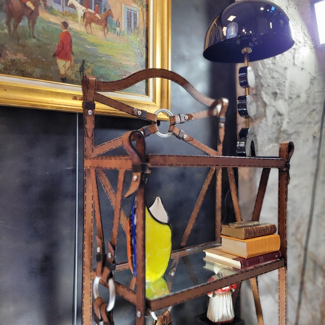 Vintage Display Case in Wrought Iron by Jacques Adnet for Hermès, 1970s For Sale - Image 3 of 18