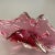 Glass Large Murano Glass Pink Floral Bowl, Italy, 1970s For Sale - Image 7 of 17