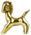 Mid-Century Brass Horse Figurine by Walter Bosse for Hertha Baller, Austria, 1950s For Sale