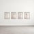 a refined suite of four original graphite drawings depicting a female nude in contemplative poses, conceived as les quatre...