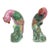 Small Late 19th Century Chinese Export Pink Porcelain Birds - A Pair For Sale