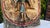 1950s Art Deco Wooden Picture in Carved Bas-Relief with Guardian Angel, 1940s For Sale - Image 5 of 10