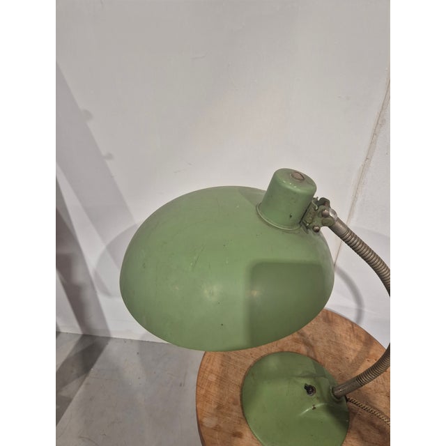 Bauhaus Desk Lamp in Green, 1920s For Sale - Image 13 of 14