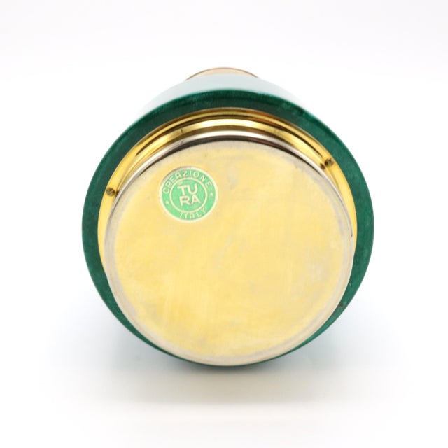 Green 1960s Aldo Tura Modernist Cocktail Shaker For Sale - Image 8 of 11