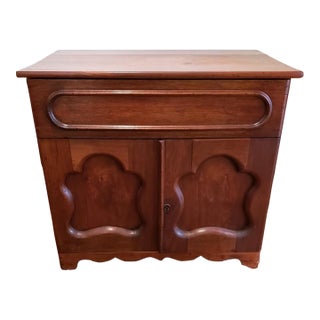 Late 19th Century American Country Lift-Top Dry Sink Cabinet For Sale