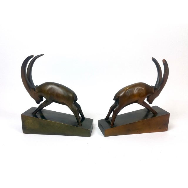 Wood Art Deco Wooden Billy Goat Bookends from Rhön Kunst, 1930s, Set of 2 For Sale - Image 7 of 15