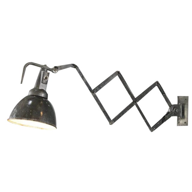 Scissor Lamp by Wilhelm Bader, 1920s For Sale