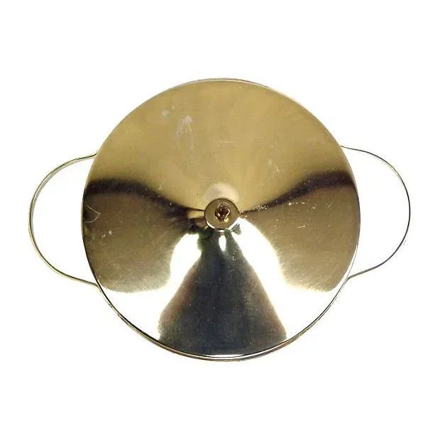 Mid-Century Modern Mid-Century Modern Round Dish Warmer For Sale - Image 3 of 3