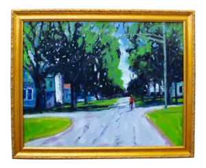 Americana Oil Painting, Contemporary Landscape