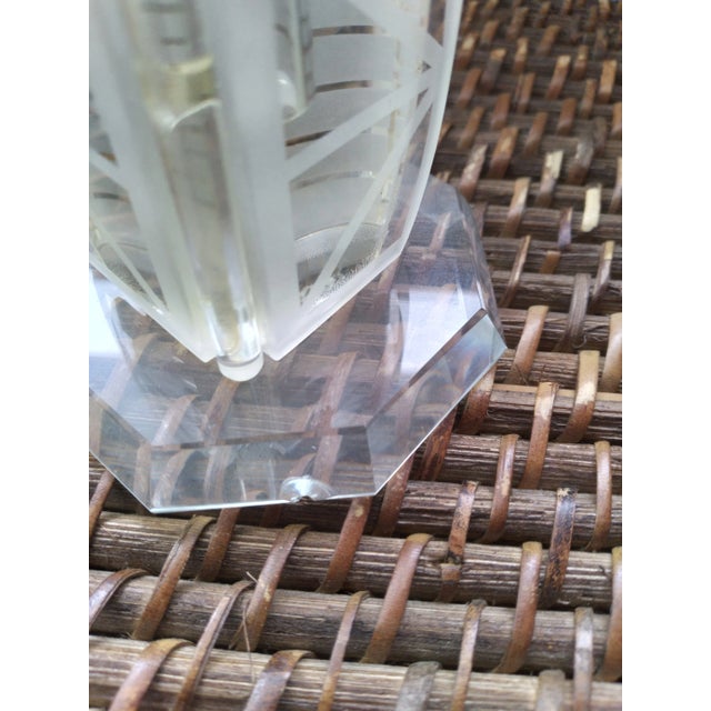 Transparent 1990s Buri Al Arab Hotel-Dubai Crystal Perfume Bottle For Sale - Image 8 of 11