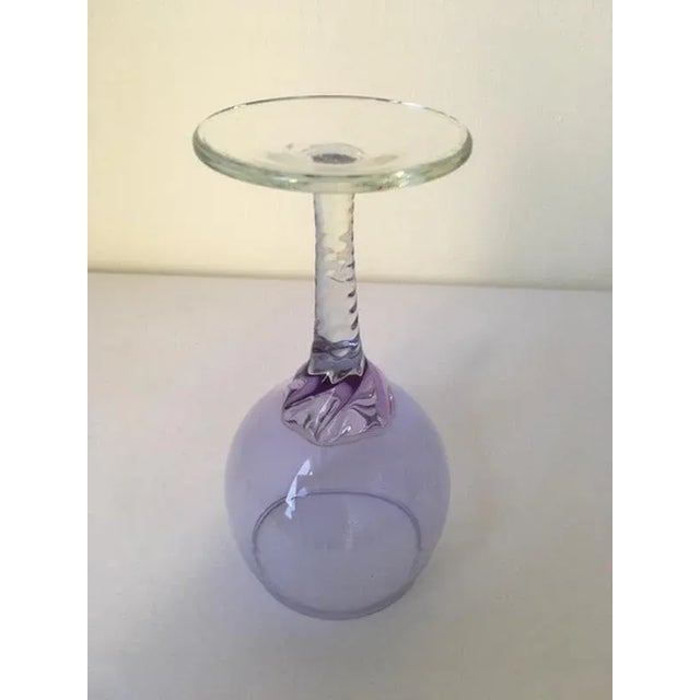 Postmodern Murano Glass Goblet, Italy, 1960s For Sale - Image 9 of 15