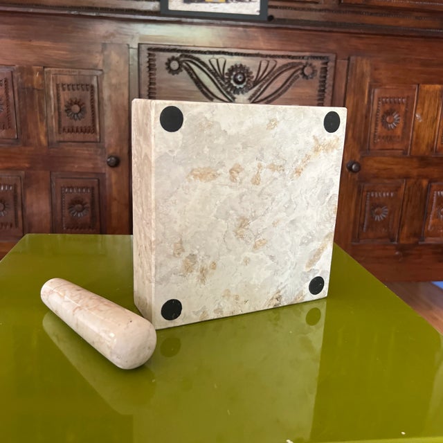 1960s Marble Mortar and Pestle For Sale - Image 4 of 6