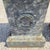 Late 20th Century Vintage Neoclassical Cast Iron Wreath Garden Urn Planter Pedestal Base - Pair For Sale - Image 5 of 12