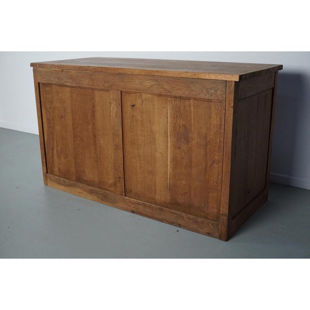 Antique French Oak Shop Cabinet, 1930s For Sale - Image 11 of 15