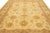 Tan Modern Designed Paki Peshawar Wool Rug Handmade in Tan - 9′1″ × 11′6″ For Sale - Image 8 of 9