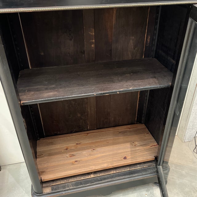 1870s French Cabinet With Brass Inlay For Sale - Image 9 of 12