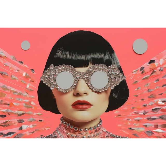 2020s Set of 4 - 36" X 24" - Unframed Limited Edition Photograph Prints - 'Girls & Diamonds'' - Fashion Series'#3 For Sale - Image 5 of 6
