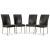 Black Leather Chairs from Bert Plantagie, Set of 4 For Sale - Image 11 of 11