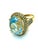 Bochic "Orient" Vintage Multi Citrine & Blue Topaz Ring Set 18K & Silver For Sale - Image 4 of 10