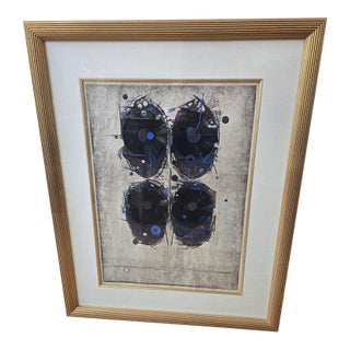 Blue Ceremony by Hodaka Yoshida Works on Paper For Sale