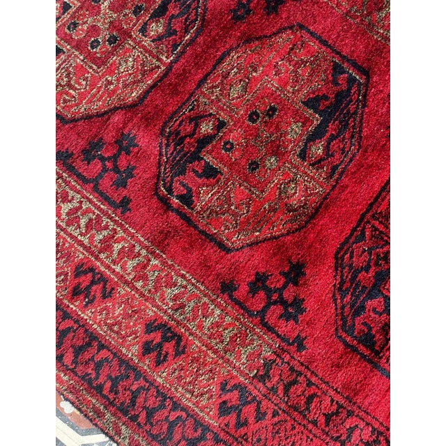 Oriental Bukhara Rug in Wool and Cotton For Sale - Image 5 of 9