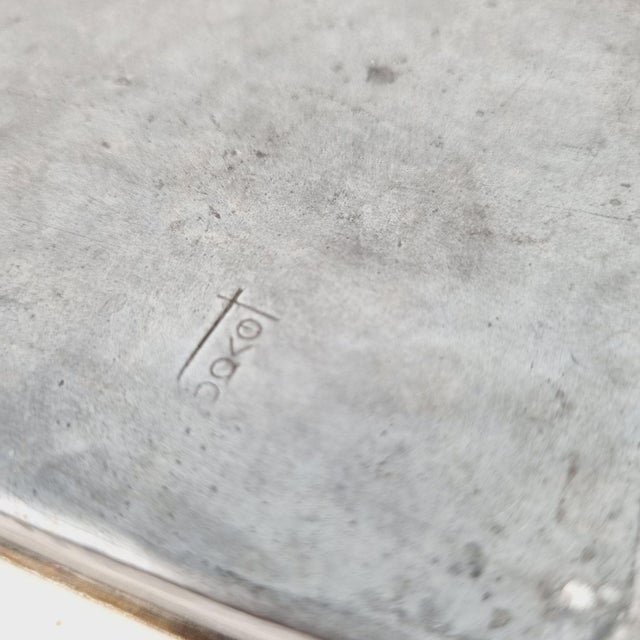 Vintage Silver-Plated Cigarette or Jewelry Box For Sale - Image 14 of 15