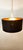 Lackfolie with Gold Interior Silk Cord Suspension Light For Sale - Image 10 of 14