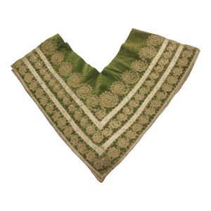 Antique Gold and Green Metallic Threads Persian Decorative Trim