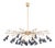 Primavera Perpetual Sunshine Lighting Italian Mid Century Design Chandelier For Sale