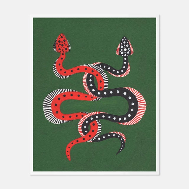 Contemporary Sushi & Cheeseburger by Willa Heart in White Frame, Large Art Print For Sale - Image 3 of 3