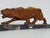 Art Deco Panther in Walnut and Marble, 1920s-1930s For Sale - Image 10 of 11