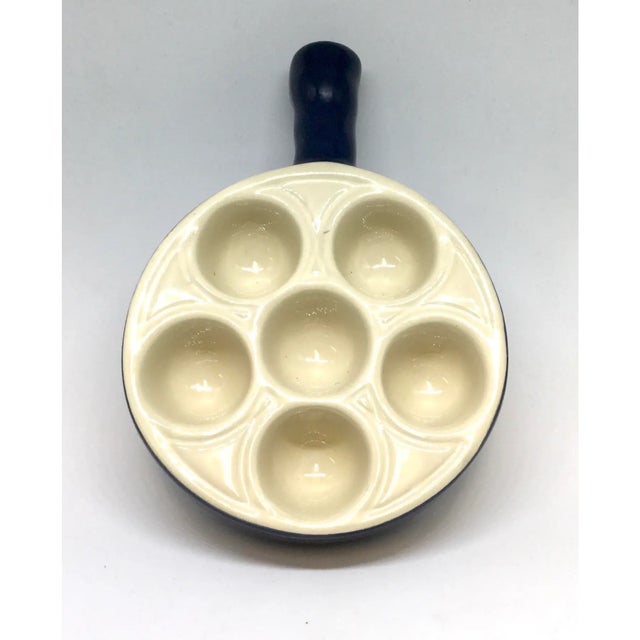 French Country Emile Henry France Escargot Ceramic Bakeware For Sale - Image 3 of 11