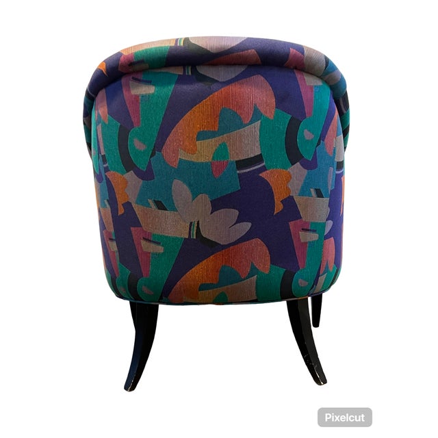 1980s 1980s Thayer Coggin Pair of Club Chairs For Sale - Image 5 of 6