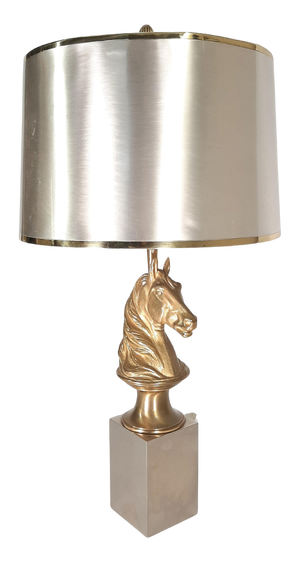 Horse Table Lamp by Maison Charles, 1970
