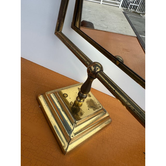 1960’s Vintage Brass Swing Vanity Mirror/ Sold For Sale - Image 9 of 12