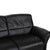 Black Leather Three-Seater Sofa from Stressless For Sale - Image 8 of 14